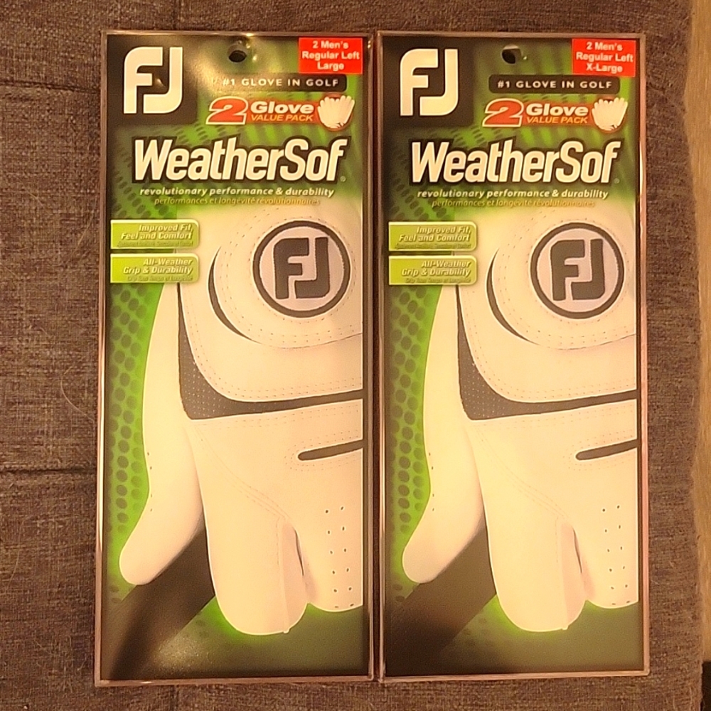 FootJoy 2 Glove Value Pack (Sizes: Med - Large, Large & XL)